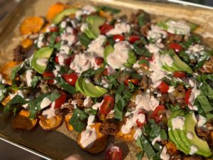 Sheet Pan Sweet Potato Nachos