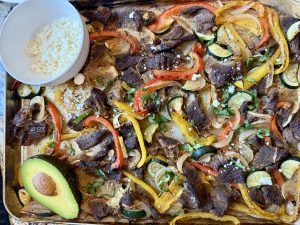 Sheet Pan Steak Fajitas (Weeknight Favorite!)