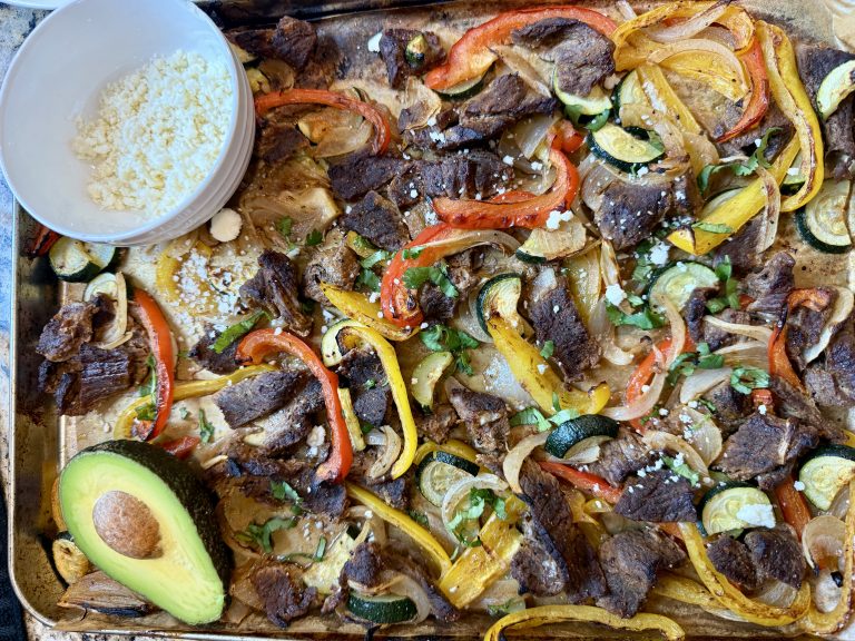 Sheet Pan Steak Fajitas (Weeknight Favorite!)