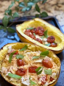 Baked Feta Spaghetti Squash