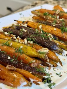 Honey Roasted Carrots with Whipped Feta (Easy 30-Minute Side Dish)