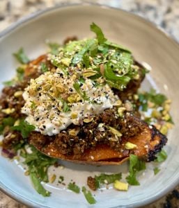 Loaded High-Protein Sweet Potato Beef Bowl