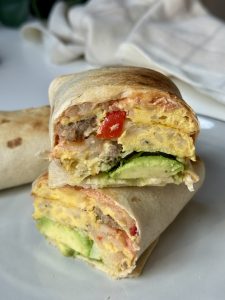 High-Protein Sheet Pan Breakfast Burritos