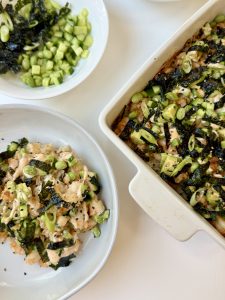 Shrimp Sushi Bake
