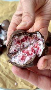 Raspberry Yogurt Clusters