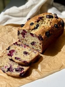 Blueberry Banana Nut Bread