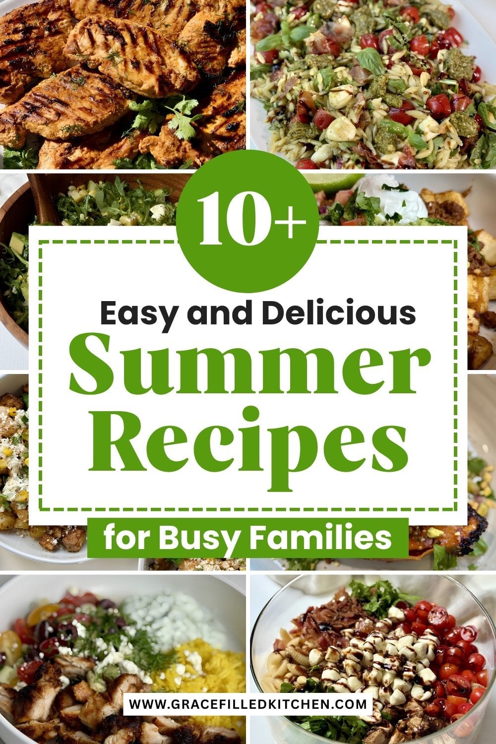 Recipe roundup title with pictures of the recipes featured