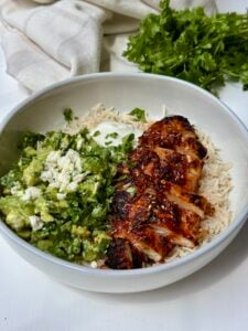 Chili Crunch Honey Chicken Bowls