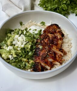 Chili Crunch Honey Chicken Bowls