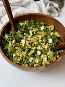 Avocado, Cucumber & Corn Salad