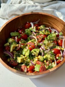 Avocado, Corn and Tomato Salad