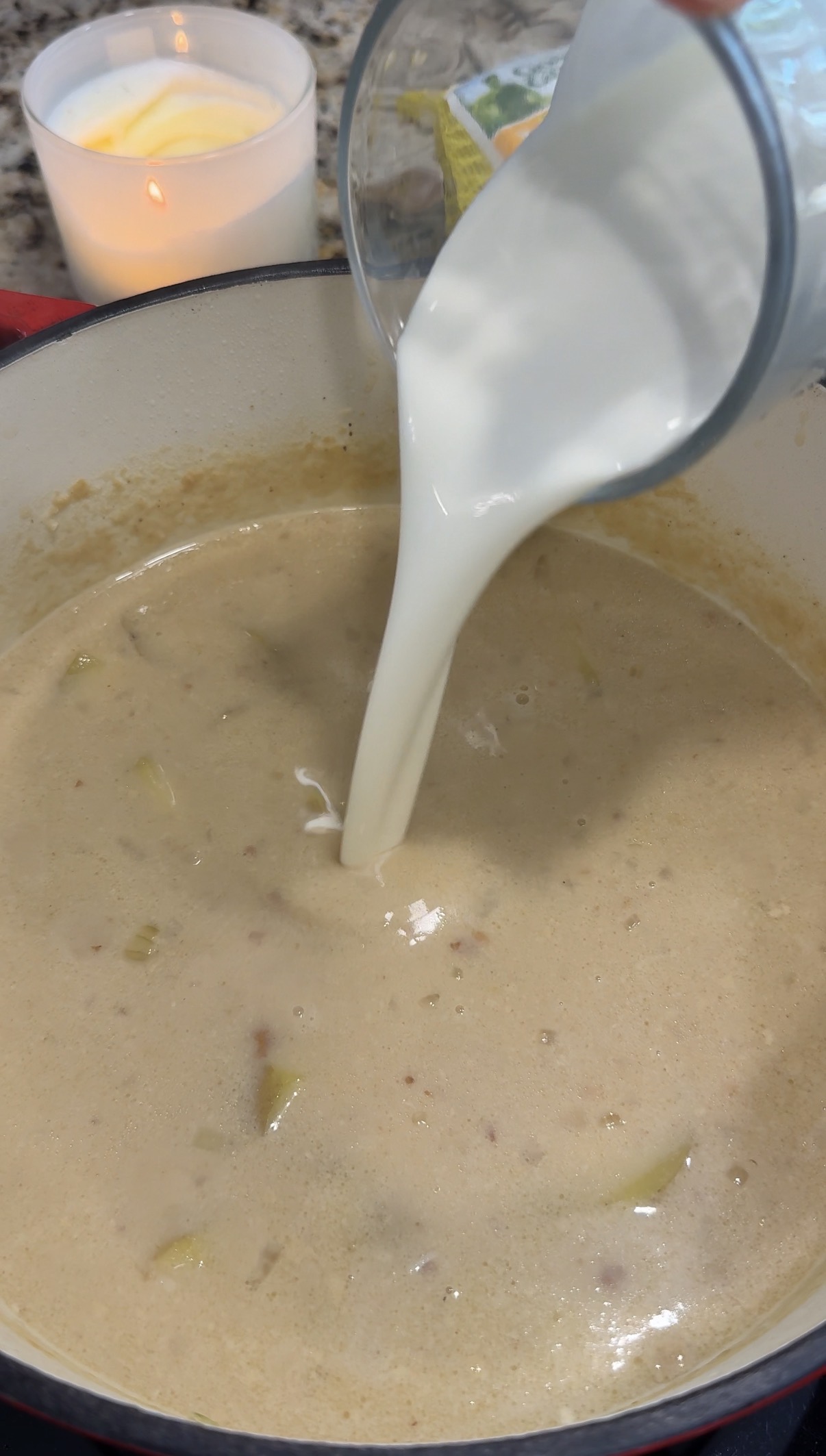 heavy cream added
